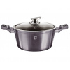 Berlingerhaus Kastrol s poklicí s mramorovým povrchem 30 cm Carbon PRO Line BH-6924