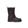 Kožené čižmy Dr. Martens Anistone Hi dámske, hnedá farba, na plochom podpätku, jemne zateplené, DM31901201 EUR 36