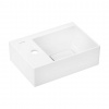 Hansgrohe Xevolos E Umývadielko 36x25 cm, bez prepadu, otvor na batériu vľavo, SmartClean, biela 61087450-HG
