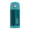 Thermos FUNtainer - detská termoska so slamkou 355 ml - celá tyrkysová Veľkosť: ks