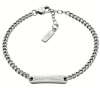 Pánsky náramok Emporio Armani EGS3189040 Striebristý