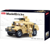 Sluban Army Model Bricks M38-B0837 Hummer off road combat
