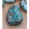 Larimar vŕtaný okrúhliak (28 x 22 x 12 mm)