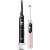Oral-B iO Series 6 Duo Black & Pink Sand set elektrických zubních kartáčků, 5 režimů, AI, časovač