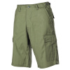 MFH kraťasy US BDU, rip-stop - OLIVA, XL (pás 101-108 cm)