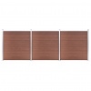 zahrada-XL Záhradný plot, WPC 526x186 cm, hnedý 3053208