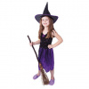 RAPPA fialový s klobúkom čarodejnice / Halloween