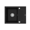 Granitový drez MEXEN ENZO čierny