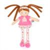 Doudou Jolijou Paris Doudou Julijou LES PIPELLETTES bábika 25 cm 1 ks ružová