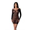 Passion BS101 black - Bodystocking Farba: Čierna, Veľkosť: S/L
