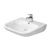 Duravit D-Code - Umývadlo Med 60x56 cm, s 1 otvorom na batériu, alpská biela 23126000002