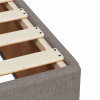 vidaXL Posteľný rám boxspring s matracom sivohned 160x200 cm látka - Šedohnedá - 218046-211571