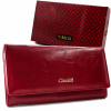 Peňaženka - 4U Cavaldi Portfólio Prírodná koža Red PX22-20-6512-Women's Product (Elegantná kožená dámska peňaženka módna spona)