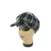 Šiltovka - károvaná Farba: Čierna, Veľkosť: UNI