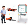 Smoby obojstranná magnetická tabuľa a pracovný opasok a motorová píla 410202-6