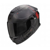 Scorpion prilba EXO-GT SP AIR - Techlane / Matt Black-Grey-Red (S)