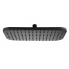 AQUALINE 200 x 350mm hlavová sprcha obdĺžniková, čierna matná, SC296