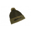 Korum Thermal Beanie Hat Čierno-Olivová Zimná Čiapka