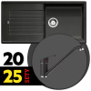 BLANCO SET 12-A 25 ZIA XL 6 S + DARAS antracit