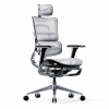 Ergonomické kreslo DIABLO V-MASTER: čierno-biele, kancelárske PREMIUM