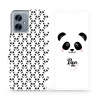 Flipové pouzdro Mobiwear - Motorola Moto G54 5G / Moto G54 5G Power Edition - M030P Panda Amálka (Knížkové flip pouzdro, obal, kryt na mobil Motorola Moto G54 5G / Moto G54 5G Power Edition - M030P Pa