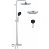 Grohe Vitalio Start System sprchová súprava nástenná s termostatom s dažďovou sprchou chrómová 26677001