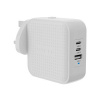 Targus HyperJuice - Síťový adaptér - GaN - 70 Watt - Quick Charge 3.0, Power Delivery 3.0 + PPS - 3 HJ1003WHWWGL