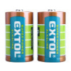 Extol Energy 42015 alkalické batérie, 2ks, 1,5V D (LR20)