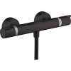 HANSGROHE Ecostat Comfort sprchový termostat na stenu, pre 1 spotrebič, matná čierna, 13116670