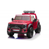Elektrické autíčko Ford Super Duty 24V červené, Dvojmiestne, Pohon 4X4 s vysokov