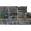SP Tools Dielenský box SPT TECH XL - modrý SP42355 Typ: Vybavený, Počet náradí: 439 kusov