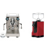 ECM Mechanika Slim PID + Eureka Mignon Silenzio, BL ferrari red