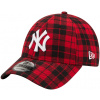 Pánska šiltovka New Era 9FORTY MLB MENS CHECK NEW YORK YANKEES červená 60184753