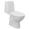 Aqualine RIGA WC kombi, dvojtlačítko 3/6, zadný odpad, splachovací mechanizmus, biela RG601