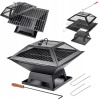 ZÁHRADNÉ OHNISKO NA TÁBOROVÝ GRIL S GRILOM S GRILOM 46cm OCELOVÁ SÚPRAVA (ZÁHRADNÉ OHNISKO NA TÁBOROVÝ GRIL S GRILOM S GRILOM 46cm OCELOVÁ SÚPRAVA)