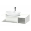 DURAVIT D-Neo závesná skrinka pod umývadlo na dosku, 1 otvorená priehrada vpravo, 1000 x 550 x 260 mm, biela matná, DE492901818