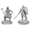 WizKids D&D Nolzur's Marvelous Miniatures Nenamaľované miniatúry 2-Pack ľudských bojovníkov