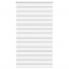 vidaXL Zebra roleta biela 135x230 cm šírka látky 130,9cm polyester 4014814