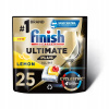 FINISH Kapsule do umývačky riadu Ultimate Plus 25 lemon
