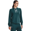 UNDER ARMOUR Rival Terry Hoodie, Green - XS
