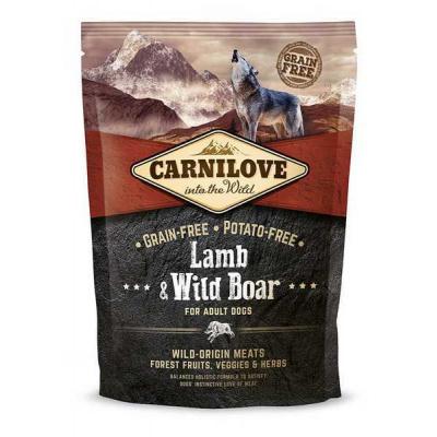 Carnilove Lamb & Wild Boar for Adult Dogs 1,5 kg