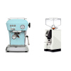 Ascaso Dream ONE, Kid Blue + Eureka Mignon Perfetto, CR white