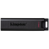 Kingston USB flash disk, USB 3.0, 256GB, DataTraveler Max, čierny, DTMAX/256GB, USB C