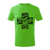 Zdravotné kríž veci - Tričko detské bavlnené - 158 cm/12 rokov ( Apple Green )