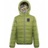 Alpine Pro Douwo Detská hrejivá obojstranná bunda KJCF336 turtle green 104-110