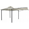 MatMay pavilón 3,3 x 3,3 x 2,7 m (ELEGANTNÝ ALTÁNOK ZÁHRADNÉ STANOVENIE S OTVÁRACÍM MARKÍZOU 3,3x3,3m)