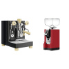 Lelit Bianca PL162T V3, black + Eureka Mignon Bravo, CR ferrari red