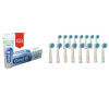 KOMA NK01 - Súprava 16 ks náhradných certifikovaných hlavíc ku kefkám Braun Oral B Cross Action + DARČEK Zubná pasta ORAL-B