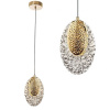 Krištáľový Závesný Luster LED G088-1CP Złota
