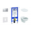Geberit Duofix Set predstenovej inštalácie, klozet Alpha s doskou, tlačidlo Sigma30, chróm mat/chróm 111.355.00.5 ND7